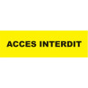 Bandeau auto-agrippant pour enrouleur de chantier — balisage