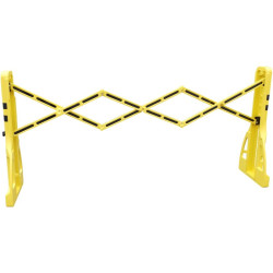 Barrière d'intervention extensible en plastique