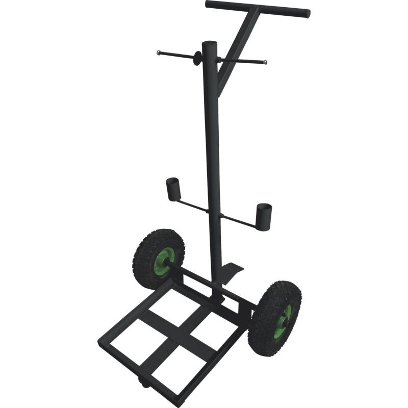 Chariot porte-cônes de chantier — signalisation
