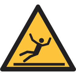 Adhésif de marquage au sol - Danger sol glissant — balisage