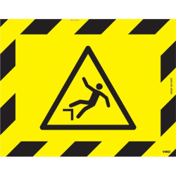 Adhésif de marquage au sol extérieur - Risque de chute - Viso