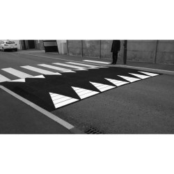 Plateau de ralentissement Zebra, version avec ou sans passage piétons