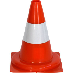 Cône de chantier réfléchissant de classe 1 — signalisation