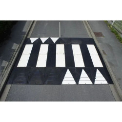 Plateau ralentisseur Zebra avec ou sans passage piétons