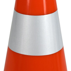 Cône de chantier réfléchissant de classe 1 — signalisation
