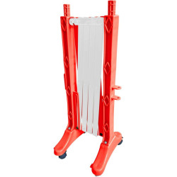 Barrière de clôture extensible — balisage de chantier