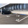 Butée de parking en polyéthylène Parkplace — équipement de parking