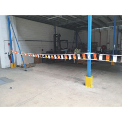 Bandeau de signalisation souple réfléchissant — balisage