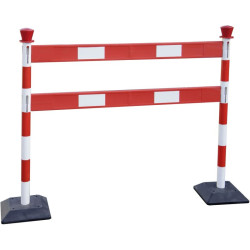 Barrière PVC avec poteaux