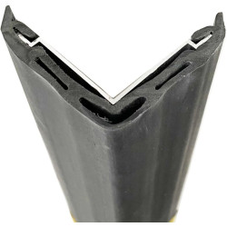 Protection d'angle avec profilé aluminium - Plat — sécurité