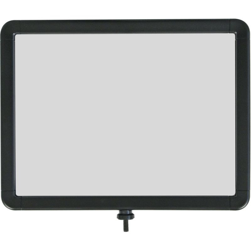 Support noir pour affiche A4 orientable en portrait ou paysage