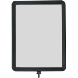 Support affiche rotatif noir mode paysage ou portrait - format A4