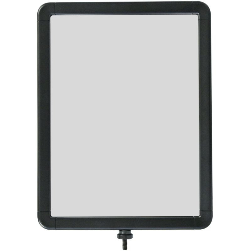 Support noir pour affiche A4 orientable en portrait ou paysage