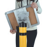 Support affiche avec rotule multiposition — signalisation