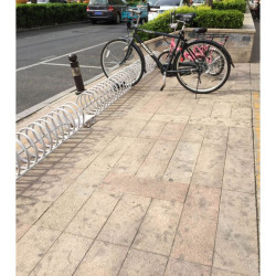 Râtelier à vélos accordéon de 10 places — stationnement vélo