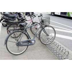 Râtelier à vélos accordéon de 10 places — stationnement vélo