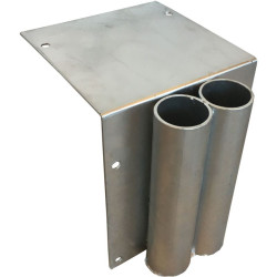 Fixation pour barrière de quai à sceller