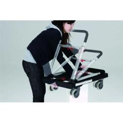 Chariot à plateforme pliable RMP pour le déplacement du matériel