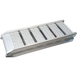 Rampe pliante en aluminium pour le déplacement du matériel