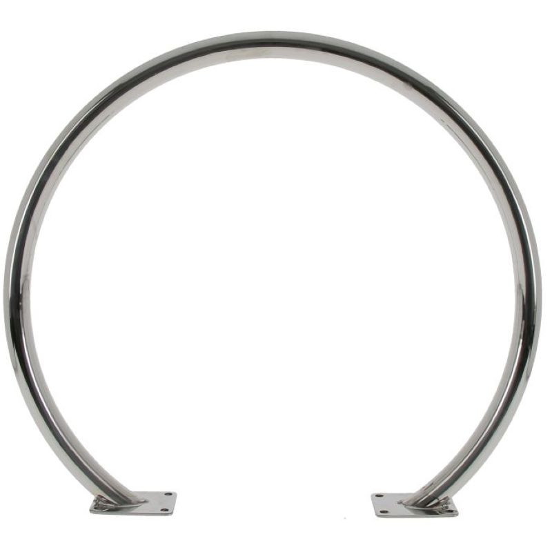 Appui-vélo rond en inox 304 Velinox — stationnement vélo