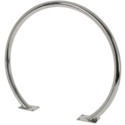 Appui-vélo rond en inox 304 Velinox — stationnement vélo