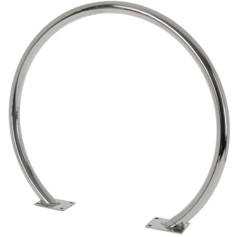 Appui-vélo rond en inox 304 Velinox — stationnement vélo
