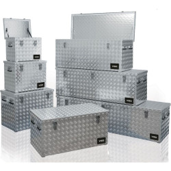 Coffre de transport en aluminium de la gamme ALUR