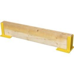 Pack protection de rack avec sabots et bastaing 100, 250 cm