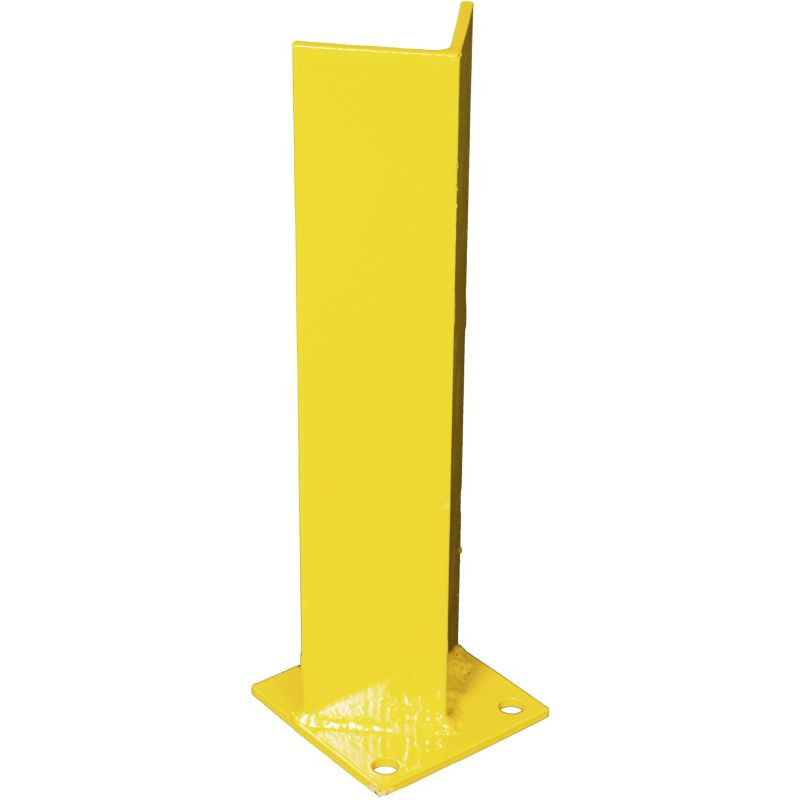 Cornière de protection acier pour pied d'échelle de rayonnage