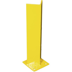 Cornière de protection acier pour pied d'échelle de rayonnage