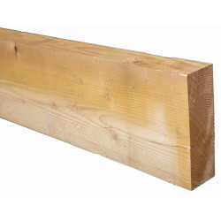 Madrier en pin pour protection de rack