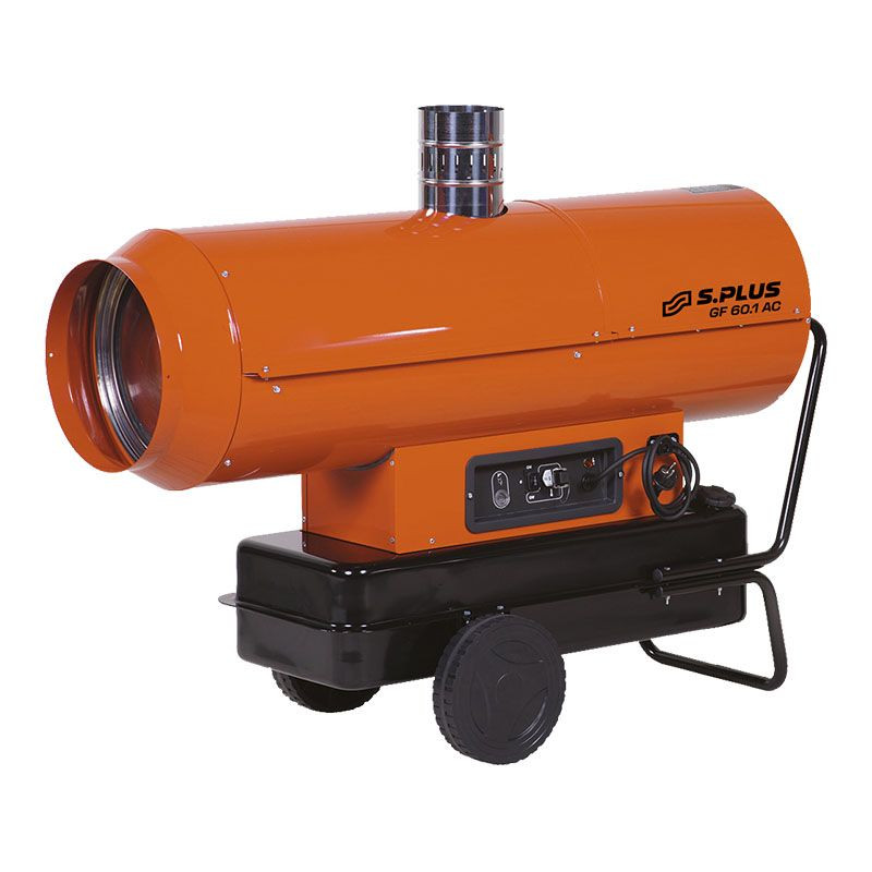 Chauffage fioul sur roues SPLUS avec cheminée GF.1 AC