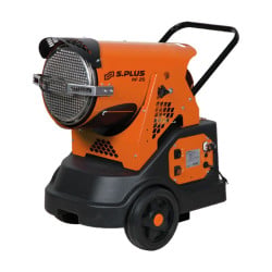 Radiant mobile fioul infrarouge RF