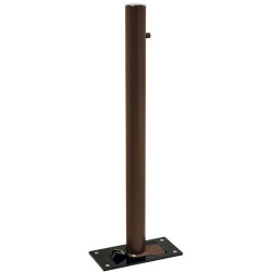 Potelet rabattable Solibloc Inox brossé
