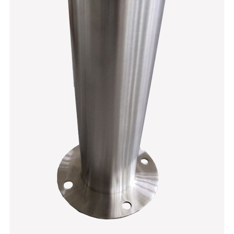 Poteaux de protection en inox 316 et boîtier de scellement compatible