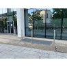 Poteaux de protection en inox 316 et boîtier de scellement compatible