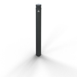 Borne décorative fixe rabattable ou amovible D.82 mm Schake