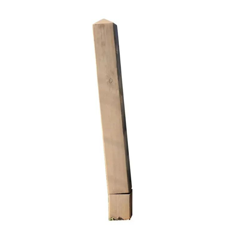 Borne anti stationnement flexible en bois