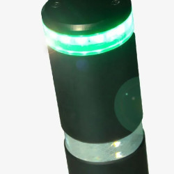 Borne anti stationnement lumineuse flexible et amovible