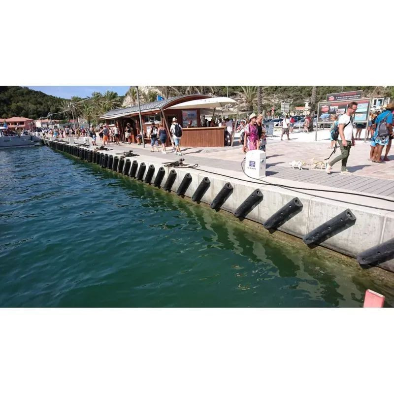 Butée de quai en caoutchouc pour docks et quai de chargement