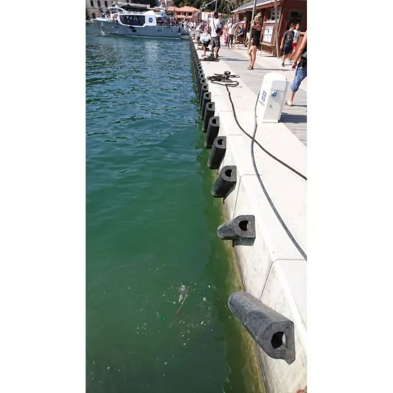 Butée de quai en caoutchouc pour docks et quai de chargement