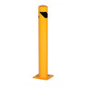 Poteau D.110 mm de protection industriel en acier platine H.91 cm