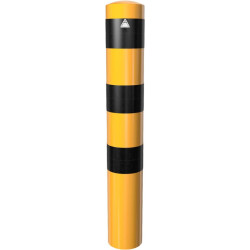 Borne de dissuasion D.152 à 323 mm anti bélier jaune et noir