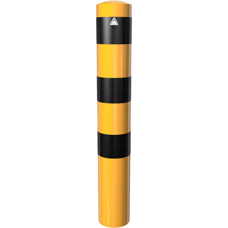 Borne de dissuasion D.152 à 323 mm anti bélier jaune et noir