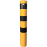 Borne de dissuasion D.152 à 323 mm anti bélier jaune et noir