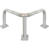 Arceau de protection d'angle D.76 mm à 3 pieds