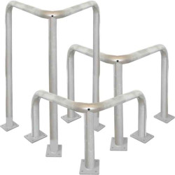 Arceau de protection d'angle à 3 pieds D.76 mm