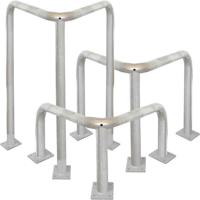 Arceau de protection d'angle D.76 mm à 3 pieds