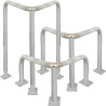 Arceau de protection d'angle D.76 mm à 3 pieds