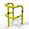 Etrier 3 pieds renforcé jaune et noir pour entrepôt D.60 mm